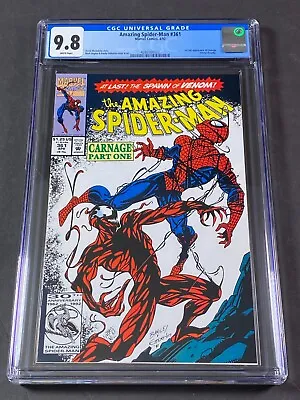 Buy The Amazing Spider-Man #361 9.8 1992 4280500022 Mark Bagley 1st App Carnage • 301.19£