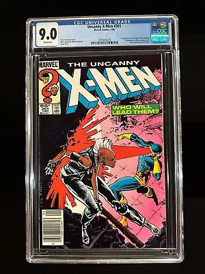 Buy Uncanny X-Men #201 CGC 9.0 (1986) - Newsstand Ed - 1st App Cable As Baby Nathan • 38.60£