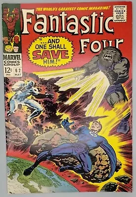 Buy FANTASTIC FOUR #62 1ST BLASTAAR, SANDMAN, INHUMANS , JACK KIRBY (Marvel 1966) NM • 62.31£