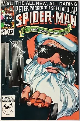 Buy Peter Parker The Spectacular Spider-Man Vol 1 #112 March 1986 USA Marvel Comic • 10.99£