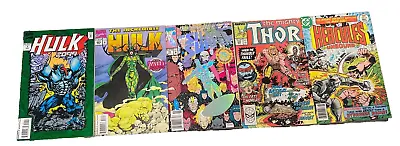 Buy THOR #389, HULK 2099 #1, HERCULES #10, HULK #423, And SILVER SURFER #75/5 Comics • 12.06£