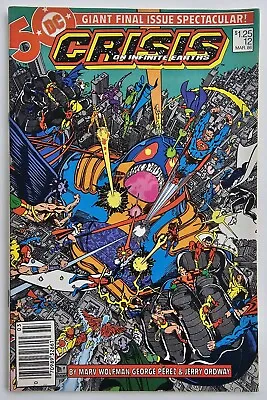 Buy Crisis On Infinite Earths #12 DC Comics 1986 George Perez Newsstand  • 9.46£