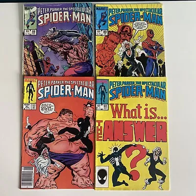 Buy Peter Parker The Spectacular Spider-Man #88, 89, 91, 92 1984 4 Comics • 11.99£