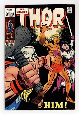 Buy Thor #165 VG/FN 5.0 1969 1st Full App. Adam Warlock • 111.93£