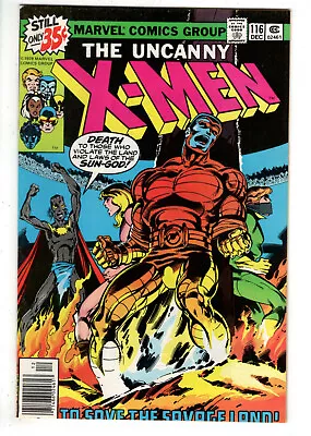 Buy Uncanny X-men #116 (1978) - Grade 8.0 - Team-up With Ka-zar And Zabu! • 63.07£