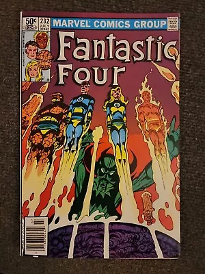 Buy Fantastic Four (1961 Series) #232 Newsstand In F + Condition. Box XM • 11.87£