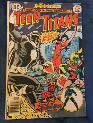 Buy Free P & P; Teen Titans #44, Nov 1976:  Revival Issue, Vs. Dr. Light! (KG) • 7.99£