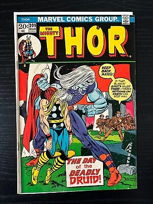 Buy Thor #209 1st Demon Druid Appearance VF- 1972 Marvel Comics • 7.91£