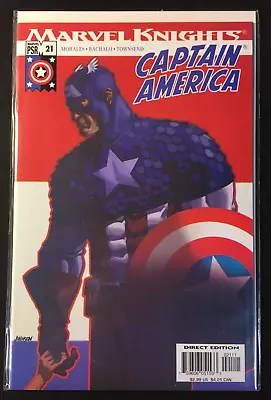 Buy Captain America 21 Dave Johnson Cover Vol 4 Marvel Knights Avengers 1 Copy • 4.80£