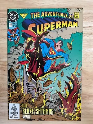 Buy The Adventures Of Superman # 493 NM 9.4 • 1.60£