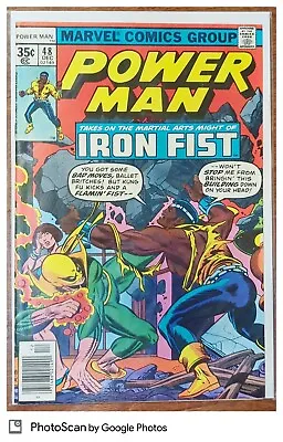 Buy Power Man #48  1st Team-up Of Power Man And Iron Fist Marvel Comics 1977 • 39.03£