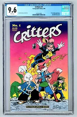 Buy Critters #1 - CGC 9.6, Usagi Yojimbo Appearance • 99.61£