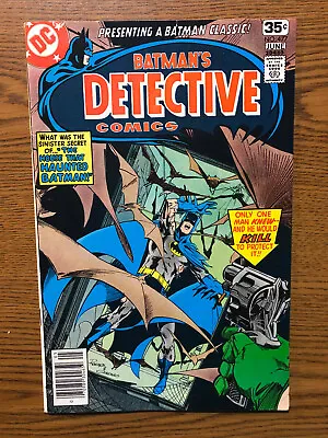Buy Detective Comics #477 DC Comics 1978 Batman AUTOGRAPHED By Marshall Rogers FN- • 39.98£