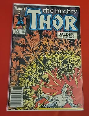 Buy Thor (the Mighty) #344  High Grade 1st Malekith App 1984 • 15.41£