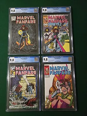 Buy Marvel Fanfare #10-13 Lot Of 4 CGC 9.8 10,11,12,13 Art Adams Perez Black Widow • 219.78£