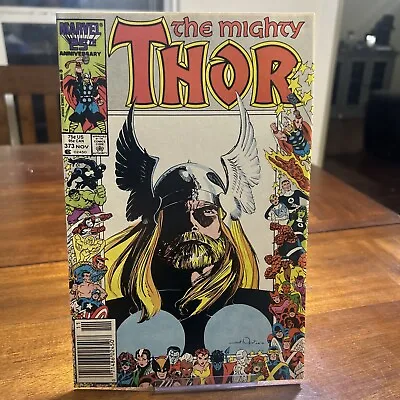 Buy The Mighty Thor #373 Marvel Comics 1986 25th Anniversary Cover High Grade • 15.83£