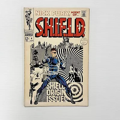Buy Nick Fury Agent Of S.H.I.E.L.D  #4 1968 FN/VF Cent & Pence Stamp Iconic Steranko • 72£
