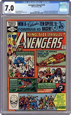 Buy Avengers Annual #10 CGC 7.0 1981 4179407007 1st App. Rogue, Madelyne Pryor • 74.32£