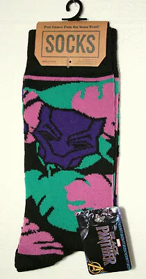 Buy 1 Pair Black Panther Pastel Purple New Tags Socks Marvel Comics Fits 6 -12 Shoe • 12.32£