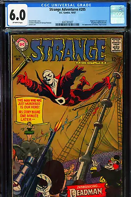 Buy Strange Adventures #205 CGC 6.0 1967 DC Comics | 1st Appearance Deadman • 634.93£