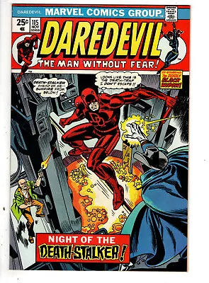Buy Daredevil #115 (1974) - Grade 9.0 - Black Widow & Death-stalker - Hulk 181 Ad! • 118.25£