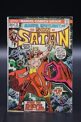 Buy Marvel Spotlight (1971) #13 Origin Of Son Of Satan Hellstrom & Satanna FN • 19.19£