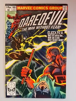 Buy Daredevil #168 Fn- (5.5) January 1981 Marvel Comics 1st App Elektra ** • 139.99£