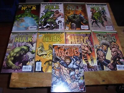 Buy 9 Marvel Incredible Hulk #106-114 World War Hulk Story Lot • 18.79£