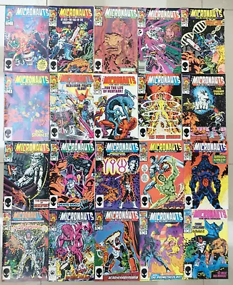 Buy Marvel Comics - The Micronauts The New Voyages  Complete Run 1 To 20 High Grade • 45.50£