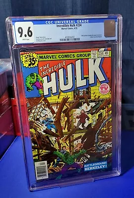 Buy Incredible Hulk #234 CGC 9.6 WP 1979 1st App Wendell Vaughn As Quasar Marvel Key • 63.25£