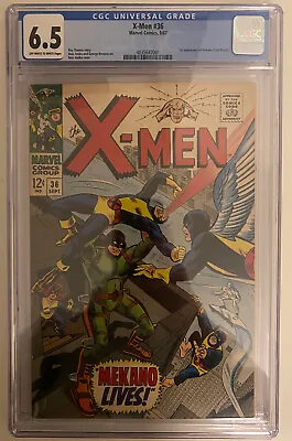 Buy Marvel Comics X-Men #36 CGC 6.5 1967 1st Appearance Mekano Silver Age Uncanny • 149.99£