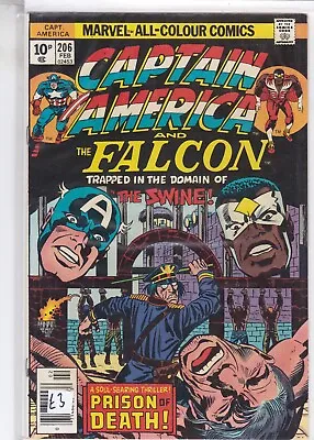 Buy Marvel Comics Captain America Vol. 1 #206 February 1977 Same Day Dispatch • 16.99£