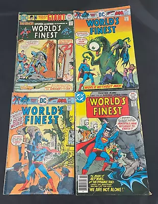 Buy WORLD'S FINEST DC Comics Superman And Batman Bronze Lot Of 4 #230,233,237,243 • 9.65£