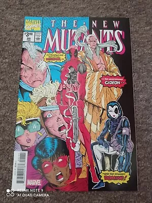 Buy New Mutants #98 Facsimile Edition 🔑1st App Deadpool Marvel Comics Unread • 1.99£