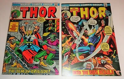 Buy Thor #213,214  Nice Copies  1973 • 15.67£