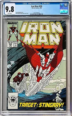 Buy Iron Man #226 CGC 9.8 White. Armour Wars! Coming Soon To The MCU!! • 95£