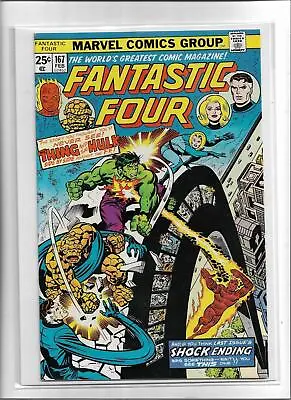 Buy Fantastic Four #167 1976 Very Fine-near Mint 9.0 3567 Hulk • 23.67£