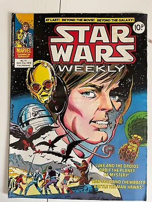 Buy Star Wars Weekly #17 Vintage Marvel Comics UK • 2.45£