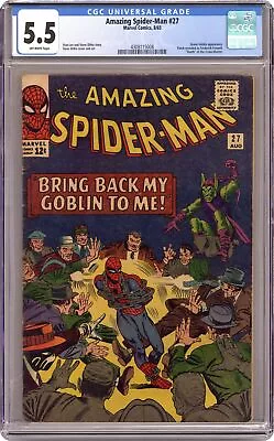 Buy Amazing Spider-Man #27 CGC 5.5 1965 4308115008 • 193£