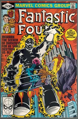 Buy Fantastic Four 229  Beware The Seeker Of Darkness!  Fine/VF  1981 Marvel Comic • 5.49£