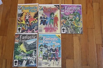 Buy Fantastic Four #281-285 (Run Lot) Newsstand 1985 (282 283 284) Marvel Comics • 10.35£