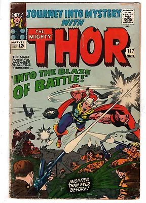 Buy Journey Into Mystery #117 (1965) - Grade 4.0 - Into The Blaze Of Battle - Thor! • 39.42£