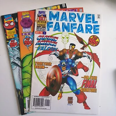 Buy Marvel Fanfare Bundle 3 Issues #1-3 Vintage 1986 Marvel Comics Captain America • 12£