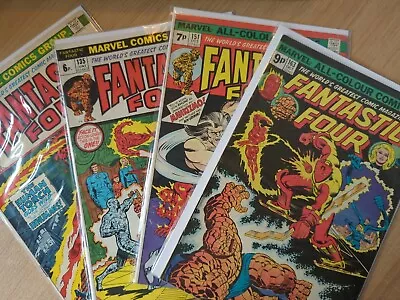 Buy Fantastic Four #131, 135, 151 & 163 Lot Of 4 Comics • 15£