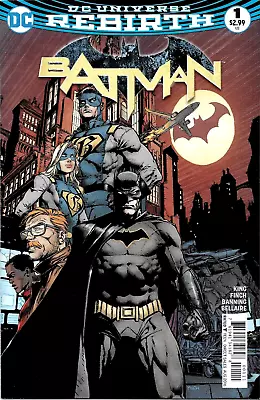 Buy Batman #1 (vol 3)  David Finch  Dc Universe Rebith  Aug 2016  Nm  1st Print • 9.99£