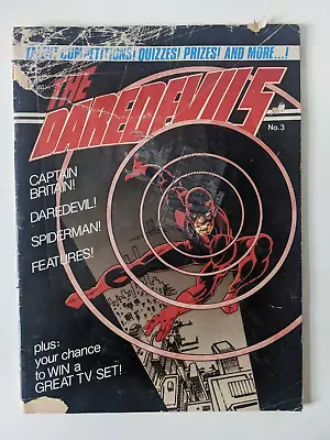 Buy The Daredevils #3 UK Marvel Moore/Davis Captain Britain 1983 Poor Condition • 1.99£