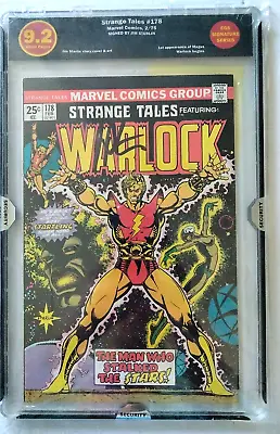 Buy Egs Ss Series 9.2 White Pages Strange Tales #178 Signed By Jim Starlin 2/75 • 630.79£