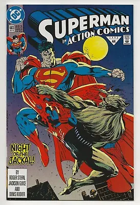 Buy Superman In Action Comics #683 NM/NM+ (DC Comics 1992) Night Of The Jackal! • 37.20£