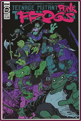Buy Teenage Mutant Ninja Turtles #125-a (2022) 1st Punk Frogs Tmnt Key Idw 9.4 Nm • 7.12£
