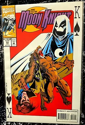 Buy Marc Spector Moon Knight #52 (Gambit & Werewolf By Night) 1989 Marvel Comic  • 24.99£